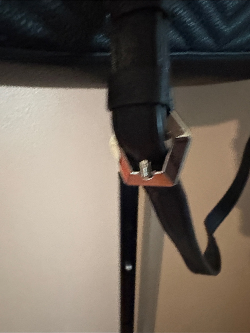 orYANY Black Quilted Leather Chevron Tote with Silver Hardware - Picture 5 of 9